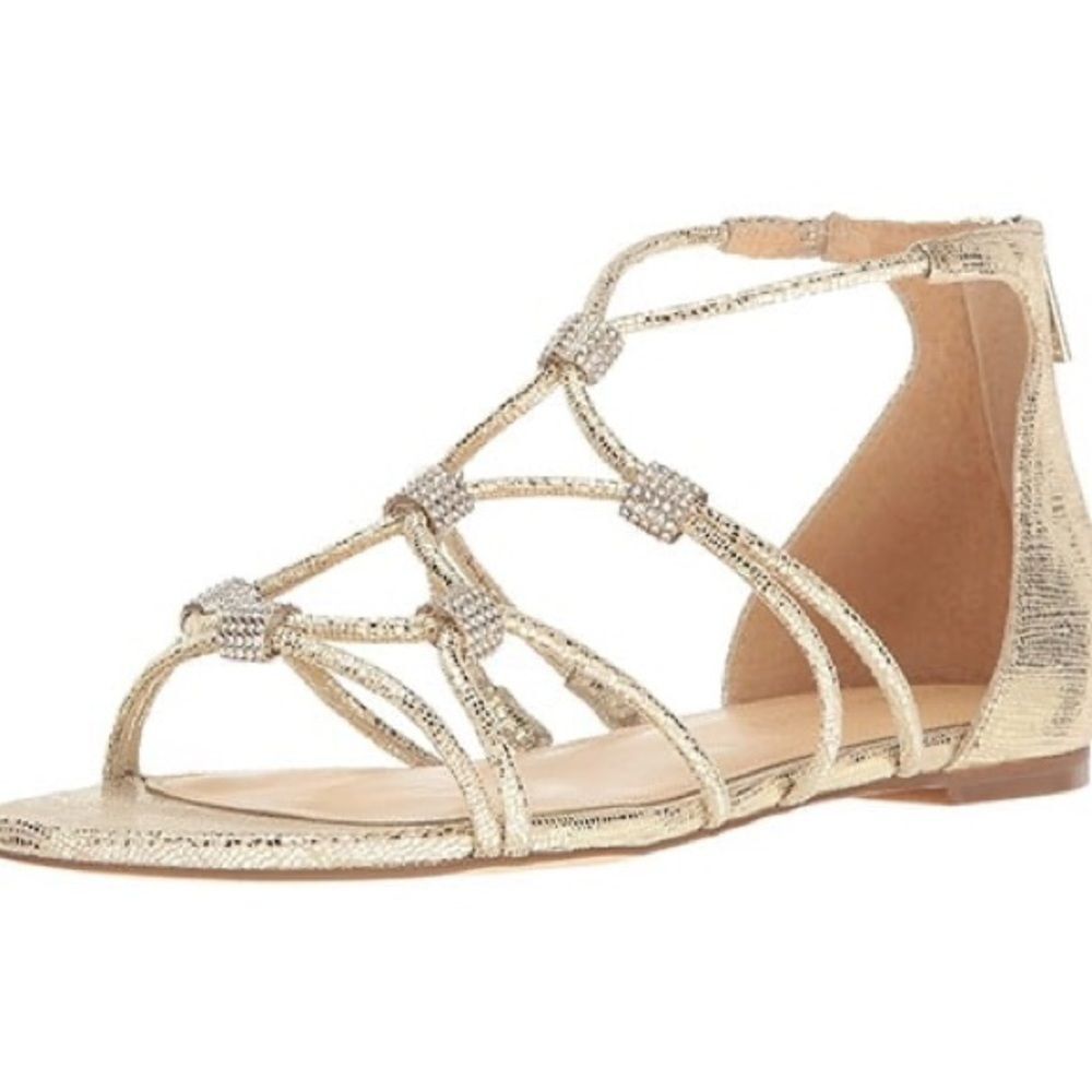 Ivanka Trump Gold sandals size 9